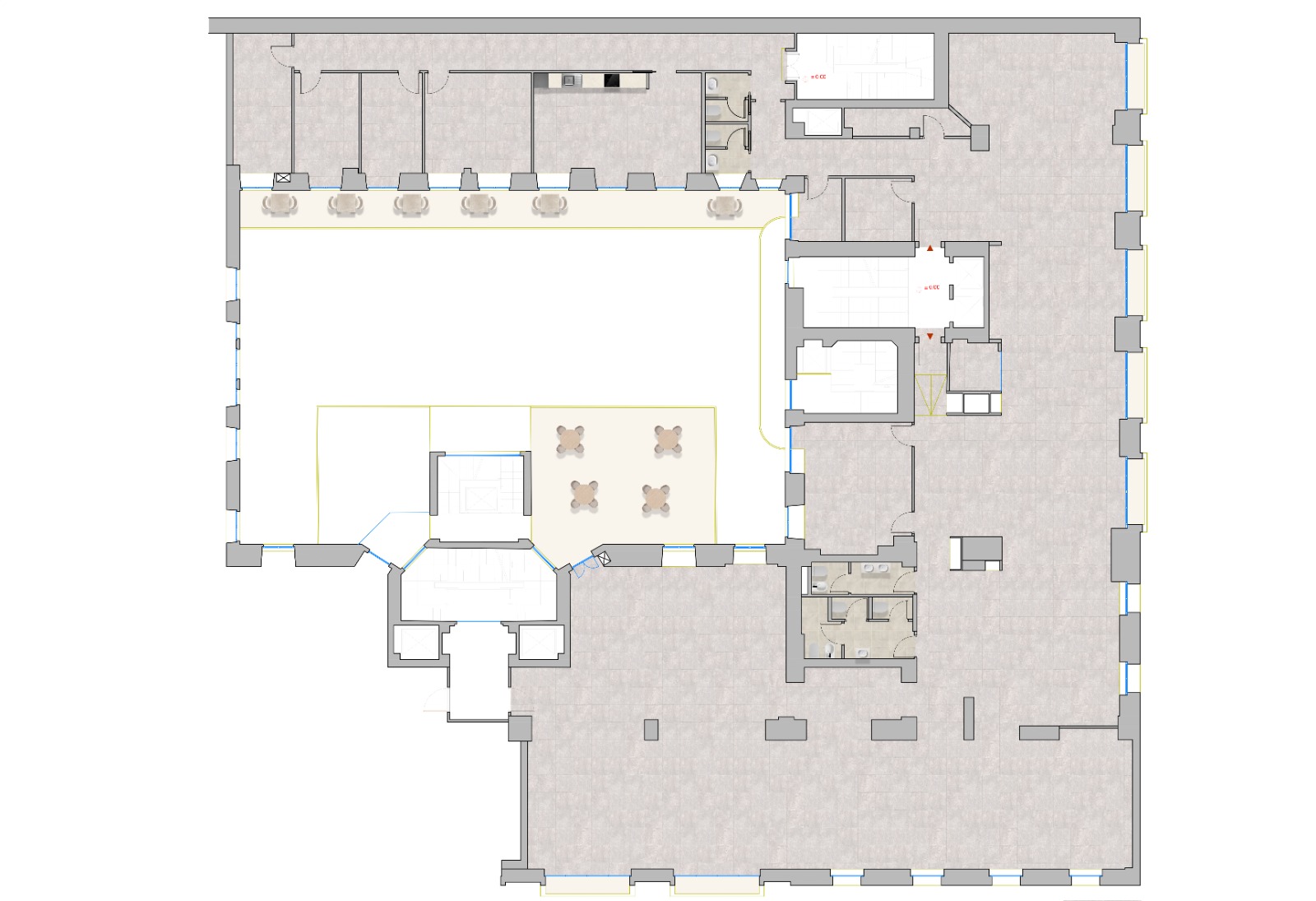 Planimetria D6 - 800mq spazio eventi Milano